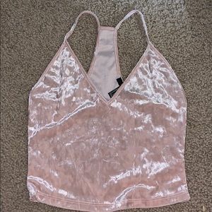 Velvet tank top